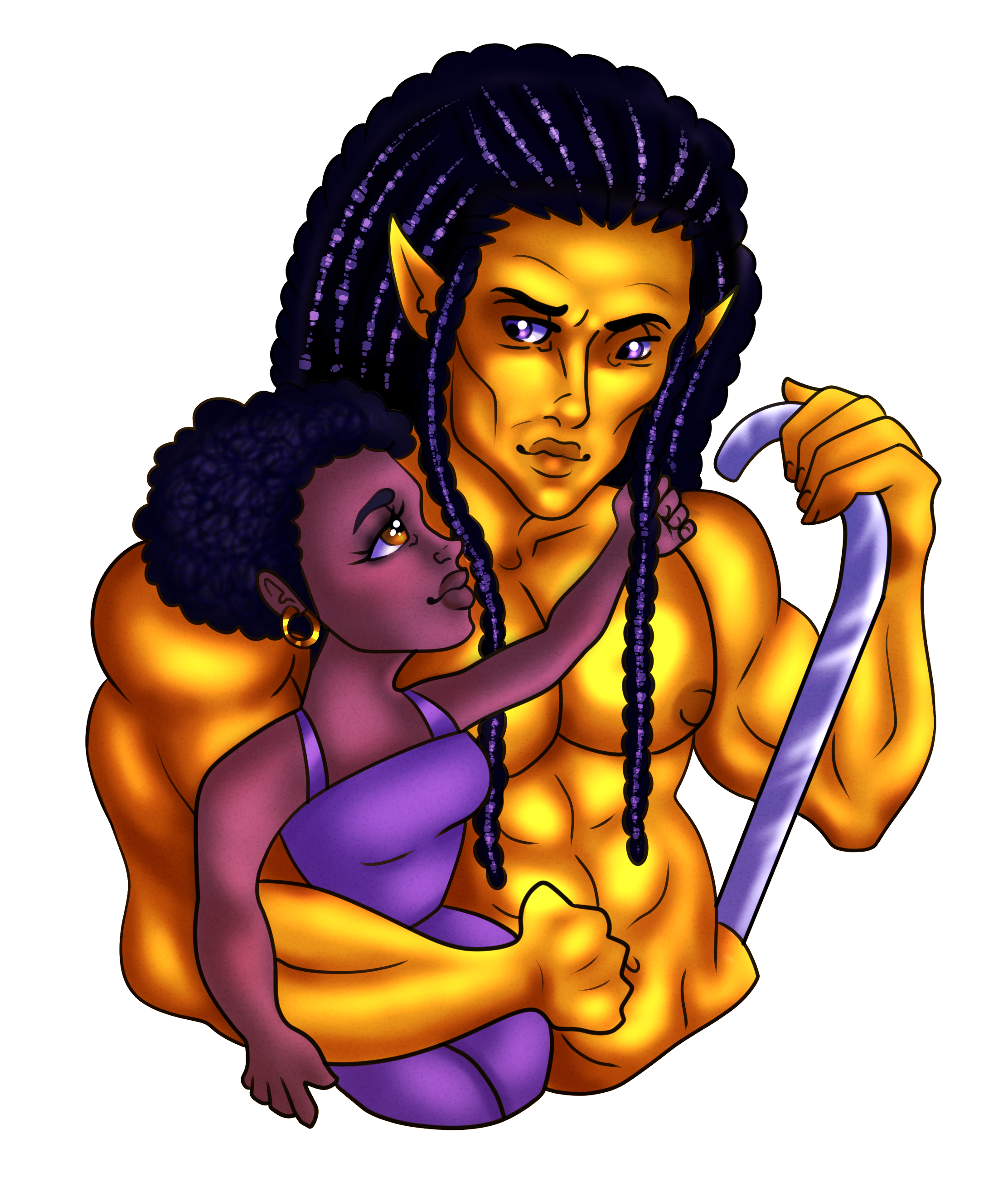 Ahlvo & Ava - Chibi Sticker (2.2" x 3")