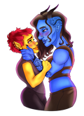 Jo & Alu - Chibi Sticker (1.8" x 2.9")