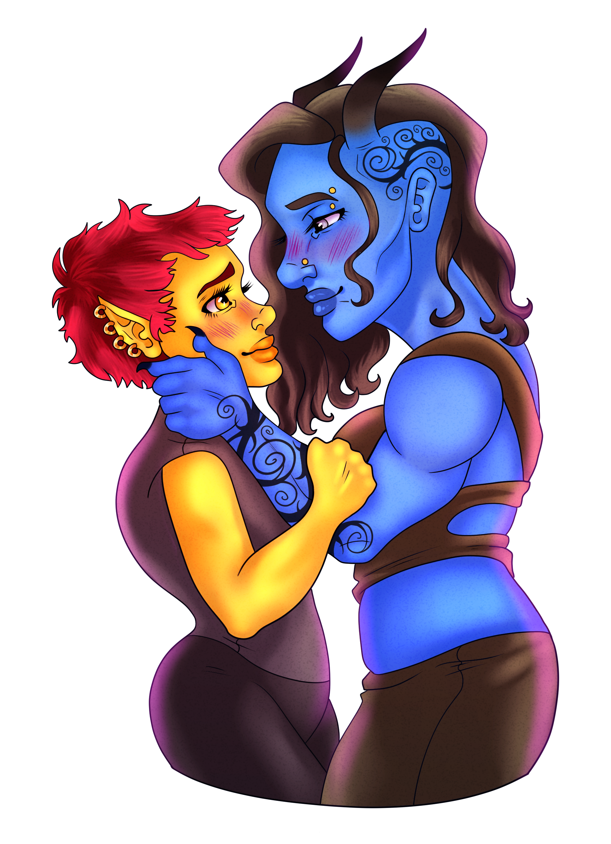 Jo & Alu - Chibi Sticker (1.8" x 2.9")