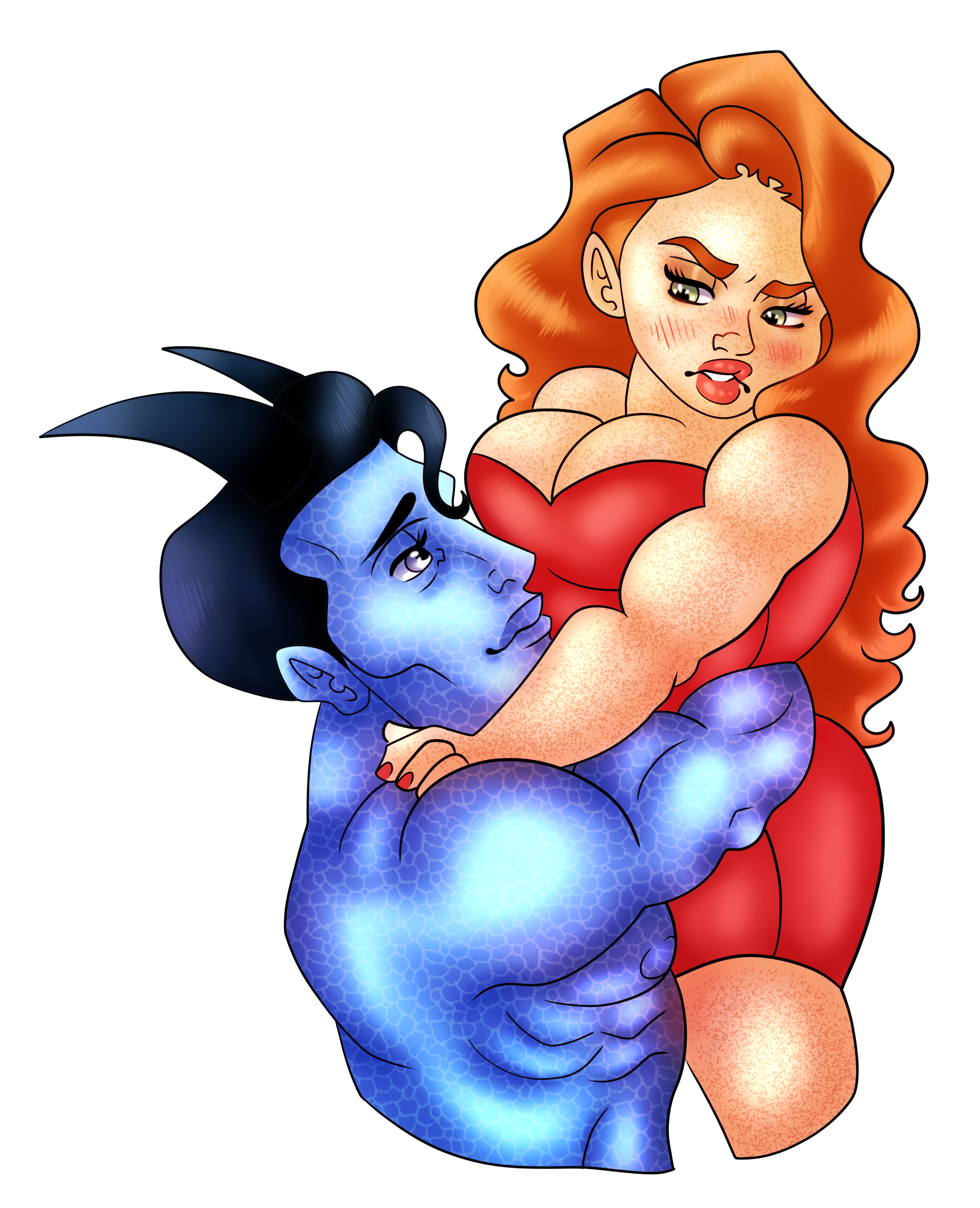 Niro & Kate - Chibi Sticker (2.4" x 2.9")