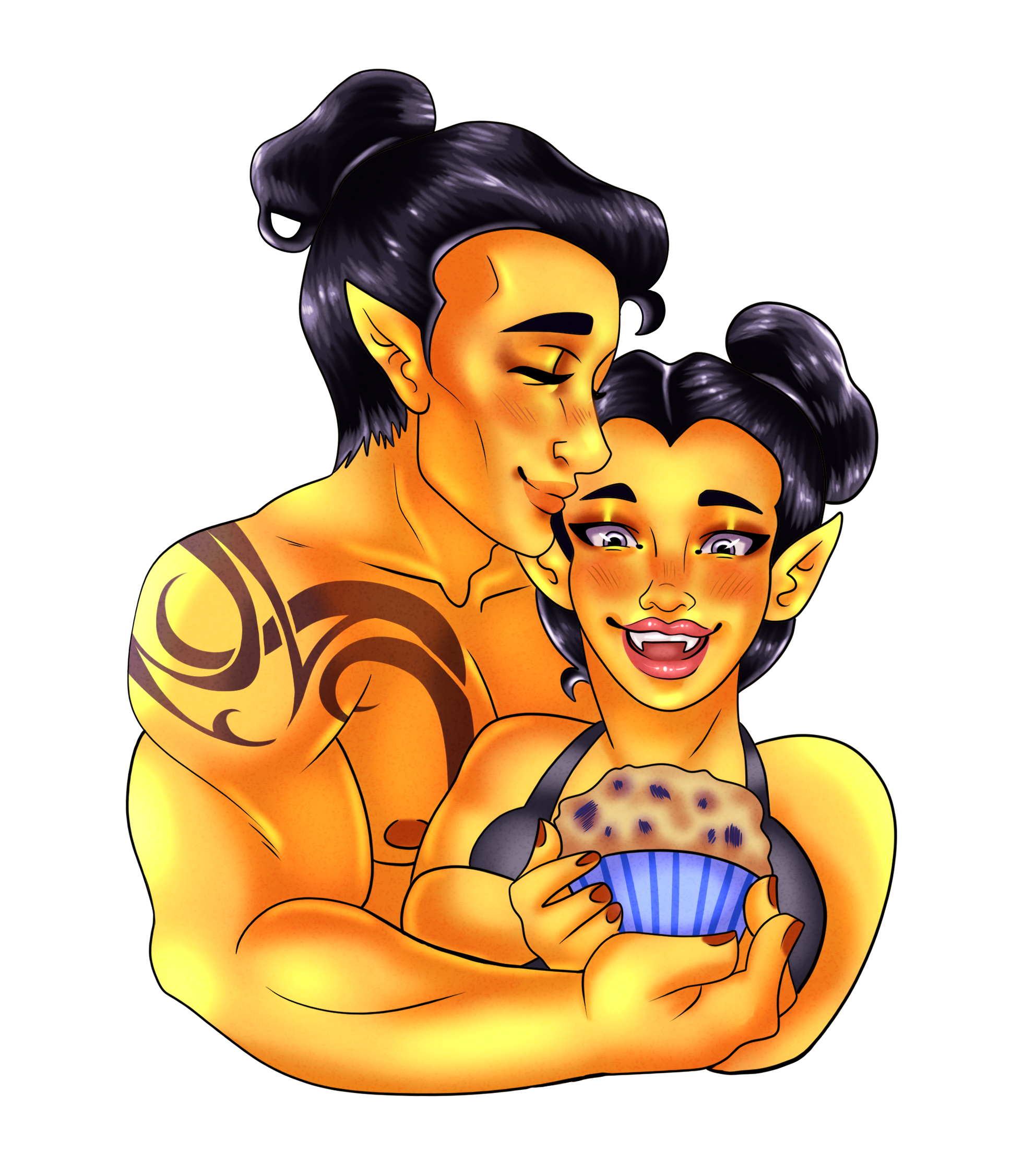 Waldric & Nalba - Chibi Sticker (2.2" x 3")